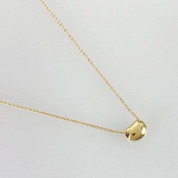 TIFFANY&Co. Bean Yellow gold Necklace - Picture 9 of 15